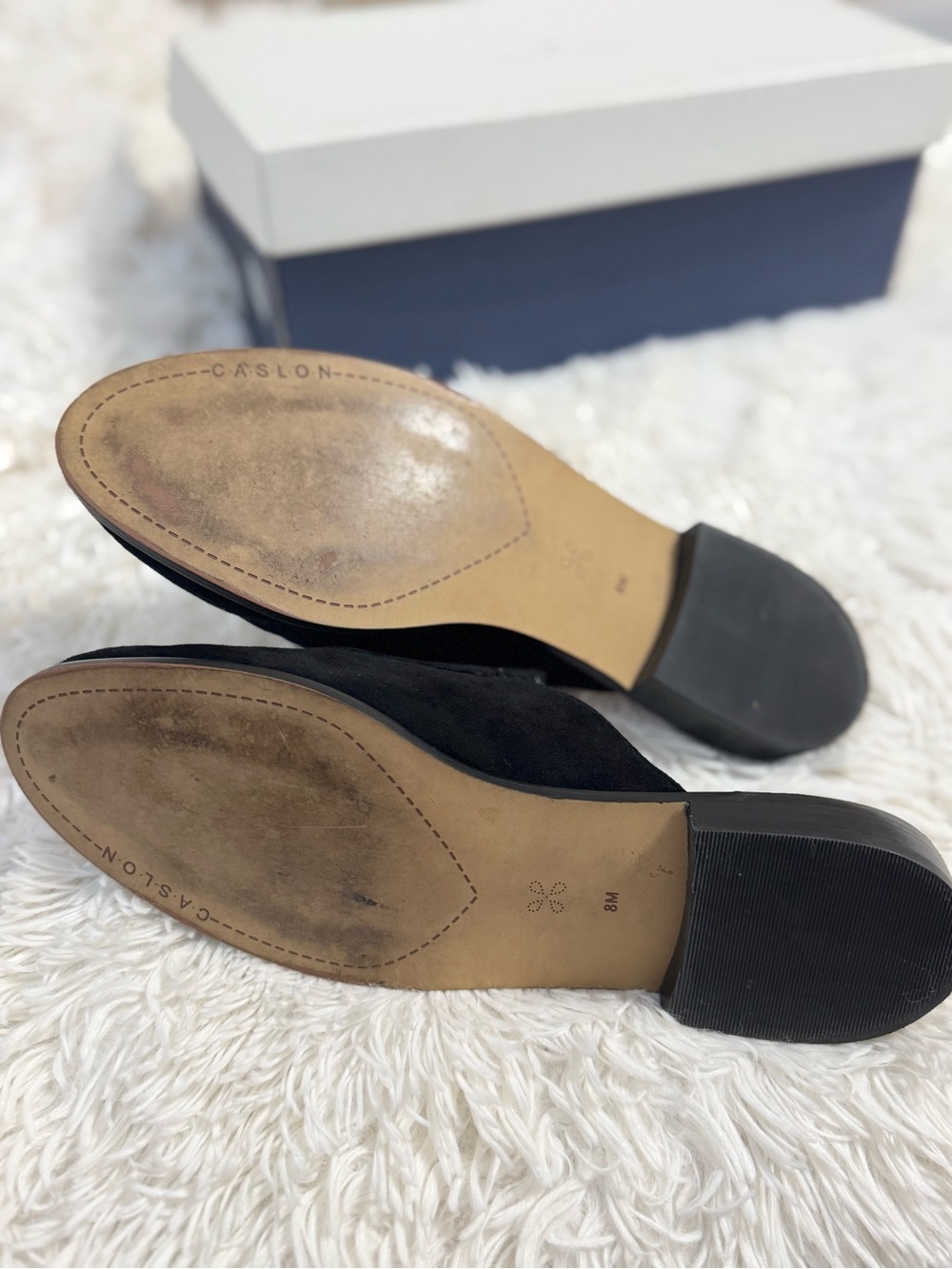 Caslon Women’s Black Suede Slip-On Mules - Picture 3 of 3